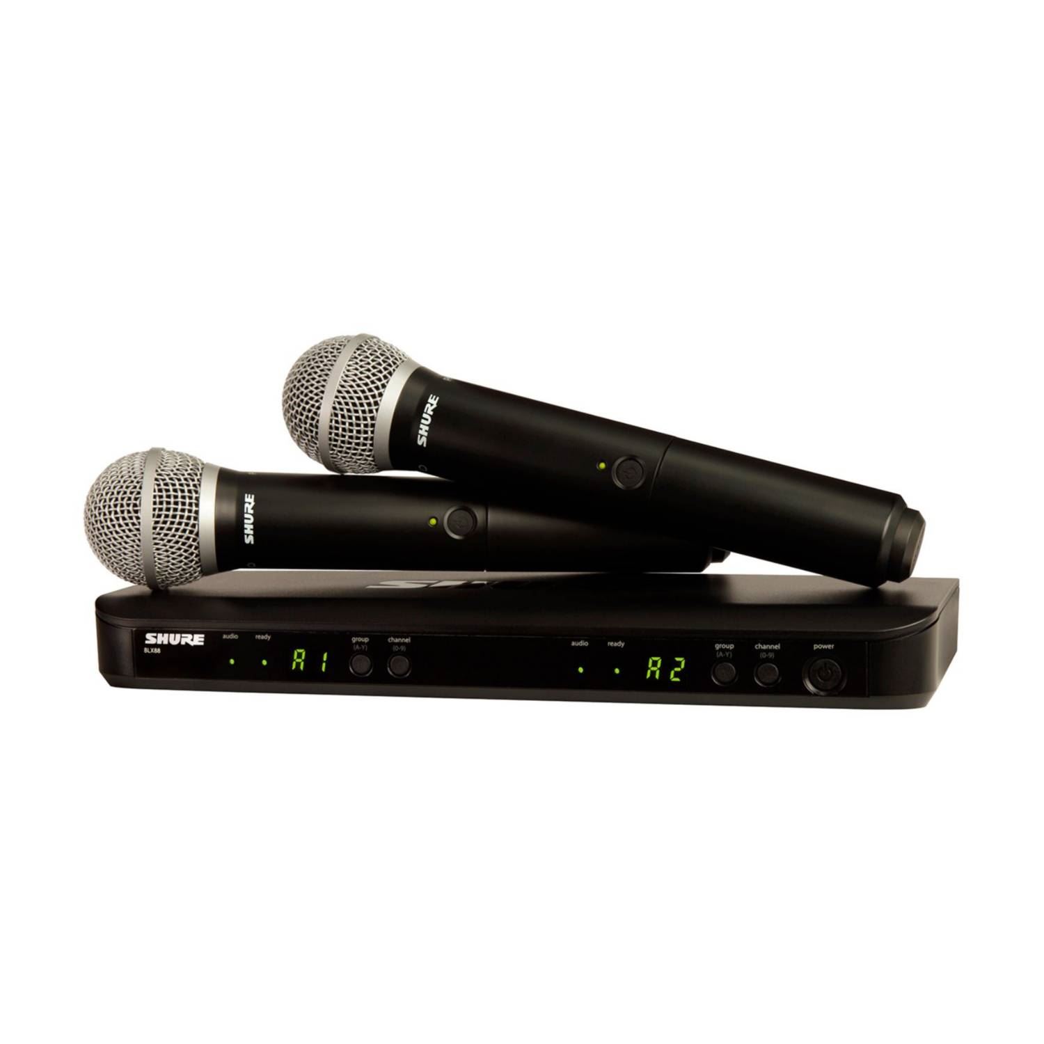 Sistema de Micrófonos Shure BLX288/PG58 Inalámbrico Dual para Voz